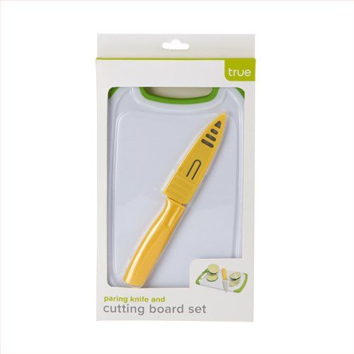 True Small Cutting Board With Paring Knife Set