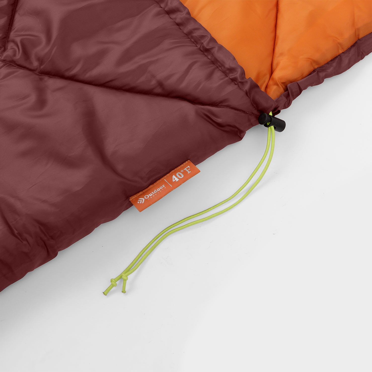 Outdoor Products Sleeping Bag with Pillow - XL - 40°F