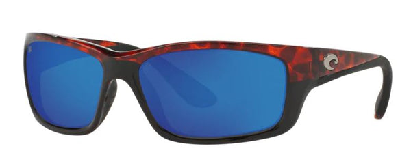 Costa Del Mar Mens Jose Tortoise Frame - Blue Mirror 580 Glass Lens - Polarized Sunglasses