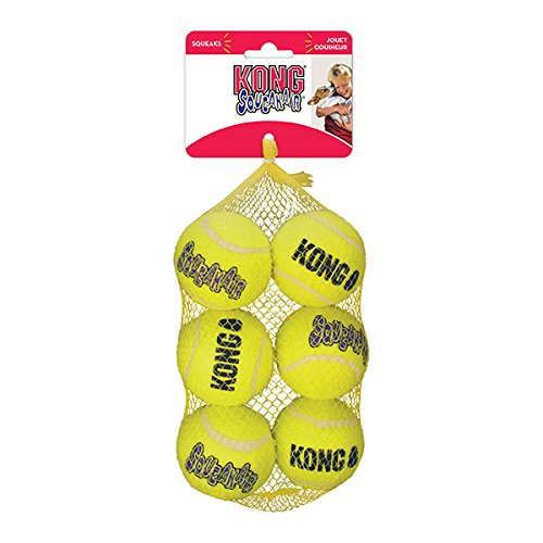 KONG SqueakerAir Dog Balls 6 Pack - Size Medium