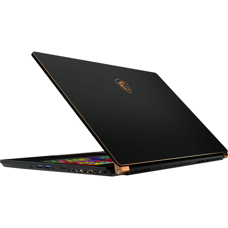 MSI 17.3" GS75 Stealth 10SF-609 Gaming Laptop - Intel Core i7-10875H 32GB DDR4 SDRAM NVIDIA GeForce RTX 2070 Max-Q with 8 GB - Matte Black with Gold Diamond