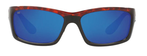 Costa Del Mar Mens Jose Tortoise Frame - Blue Mirror 580 Glass Lens - Polarized Sunglasses