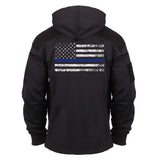 Rothco Mens Thin Blue Line Concealed Carry Hoodie - Size 2XL