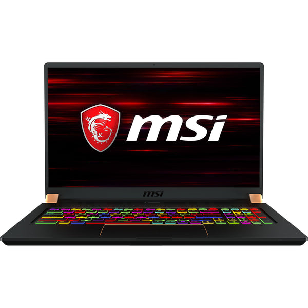 MSI 17.3" GS75 Stealth 10SFS-035 Gaming Laptop - Intel Core i7-10750H 512GB NVMe SSD NVIDIA GeForce RTX 2070 SUPER Max-Q-Matte - Black with Gold Diamond