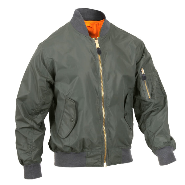 Rothco Mens Lightweight MA-1 Flight Jacket - Size 3XL