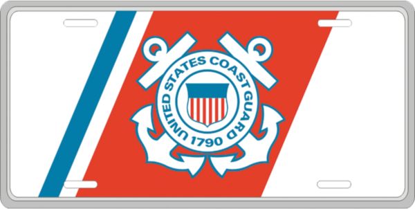 Coast Guard License Plate