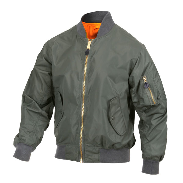 Rothco Mens Lightweight MA-1 Flight Jacket - Size 3XL
