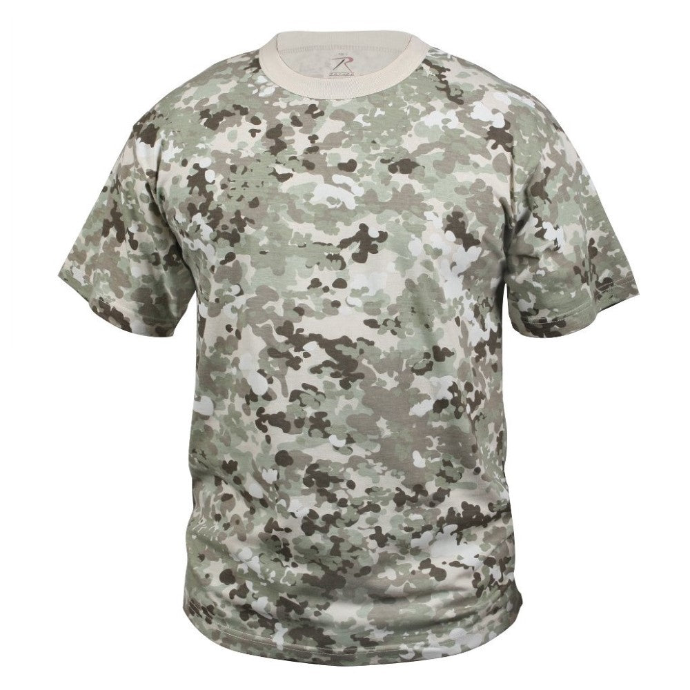 Rothco Mens Total Terrain Camo Short Sleeve T-Shirt