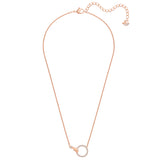 Swarovski Symbolic Necklace - White, Rose-Gold Tone Plated