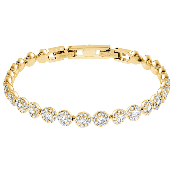 Swarovski Angelic Bracelet - White, Gold-Tone Plated