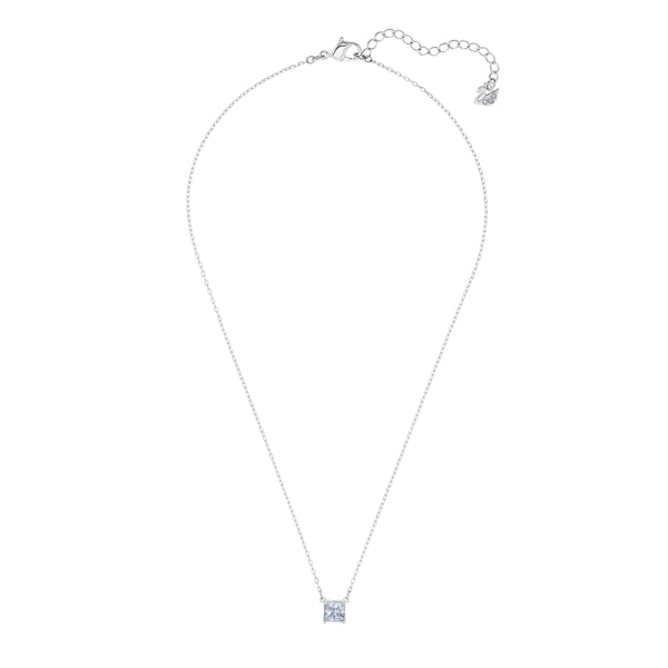 Swarovski Attract Necklace - White, Rhodium Plated