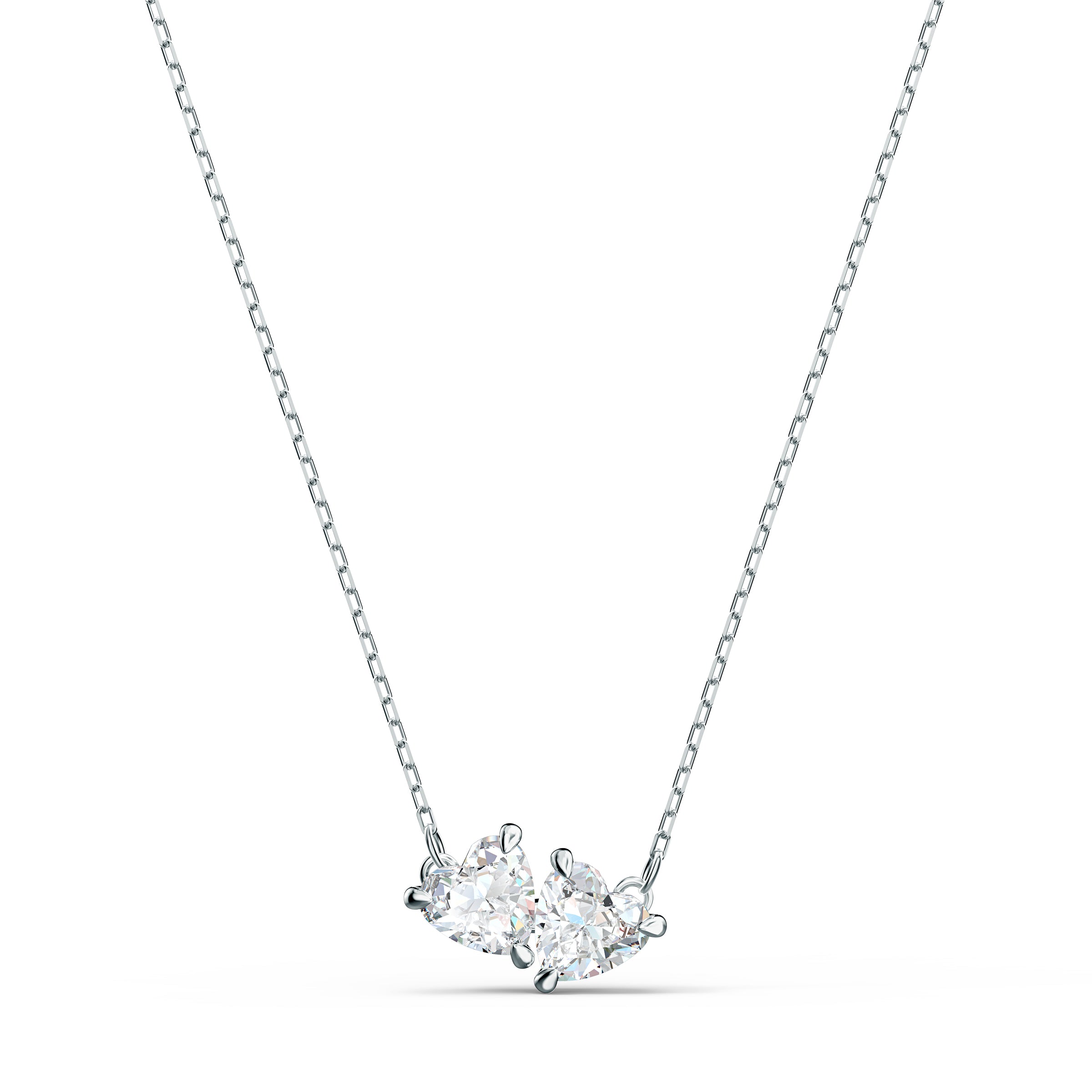 Swarovski Attract Soul Necklace - White, Rhodium Plated