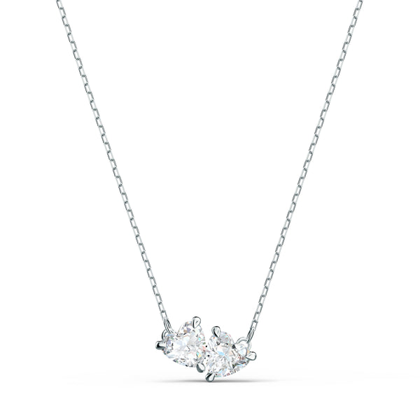 Swarovski Attract Soul Necklace - White, Rhodium Plated