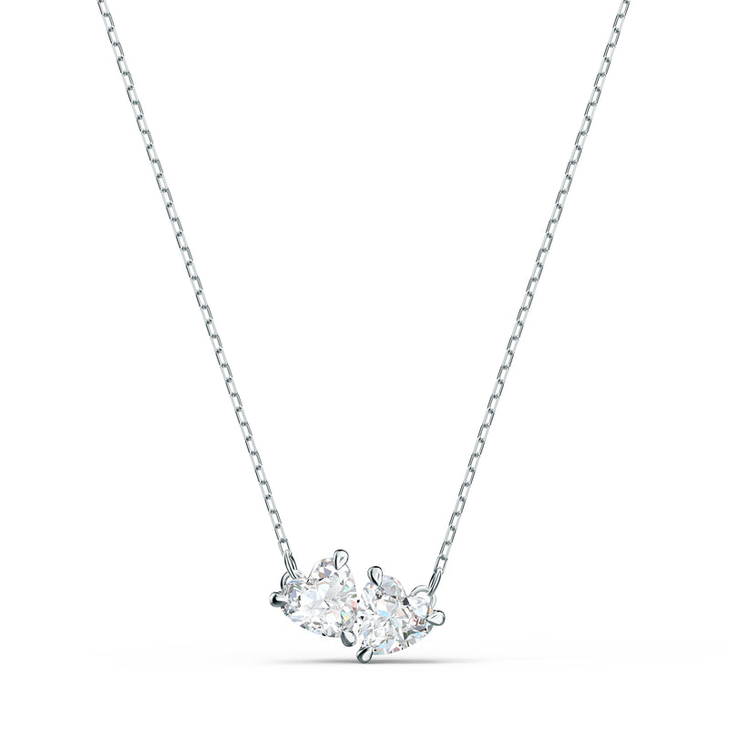 Swarovski Attract Soul Necklace - White, Rhodium Plated