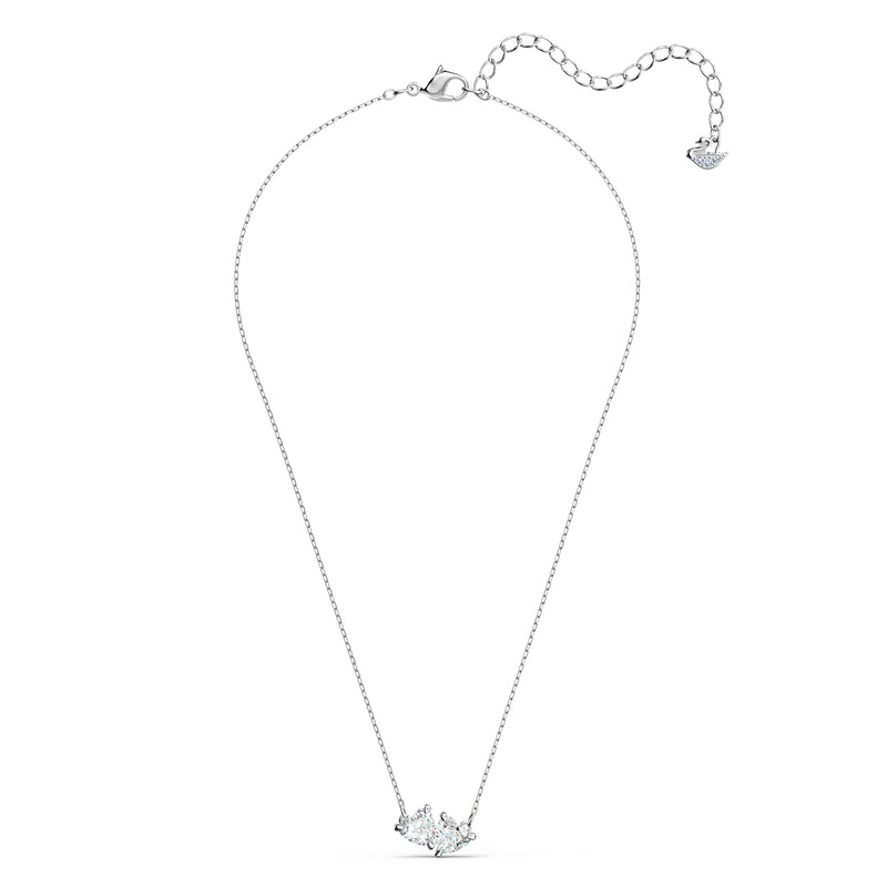 Swarovski Attract Soul Necklace - White, Rhodium Plated