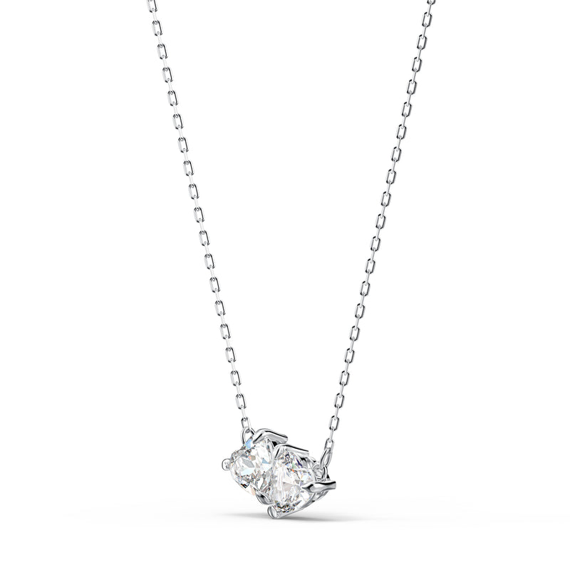 Swarovski Attract Soul Necklace - White, Rhodium Plated