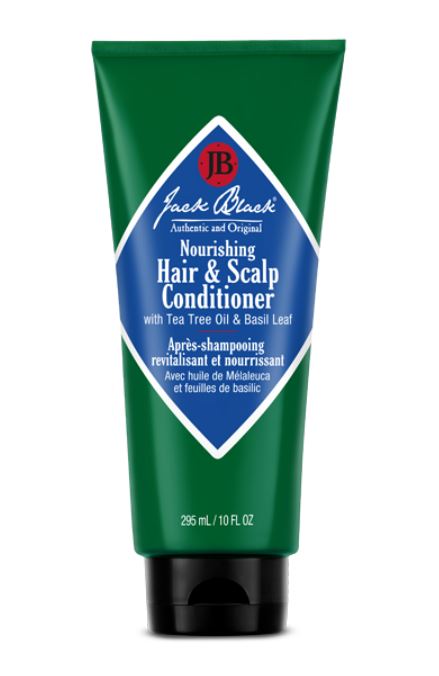 Jack Black Nourishing Hair and Scalp Conditioner - Tea Tree Oil & Basil Leaf - 10 oz.