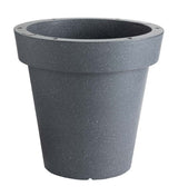 Plow & Hearth Outdoor Fiberglass Planter with Solar Lights