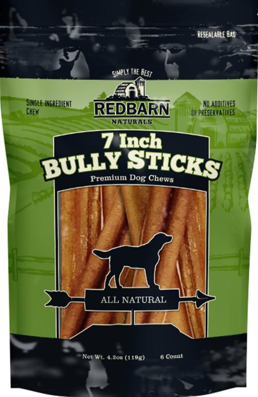 Redbarn Bully Stick 7" Dog Treats