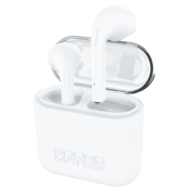 Tzumi Sound Mates Bluetooth Earbuds with Protective Charging Case