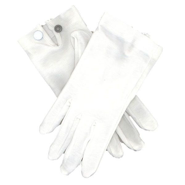 Gloves: Pull-On Gloves - White Cotton 5900100