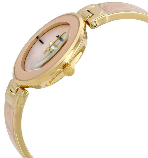 Anne Klein Womens Blush Mother Of Pearl Dial Ladies Bangle Watch