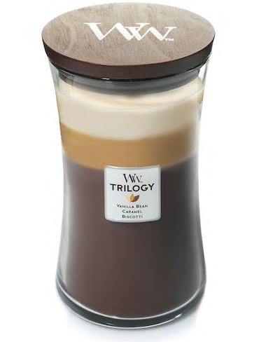 WoodWick Café Sweets Trilogy Large Hourglass Candle - 21.5 Oz.