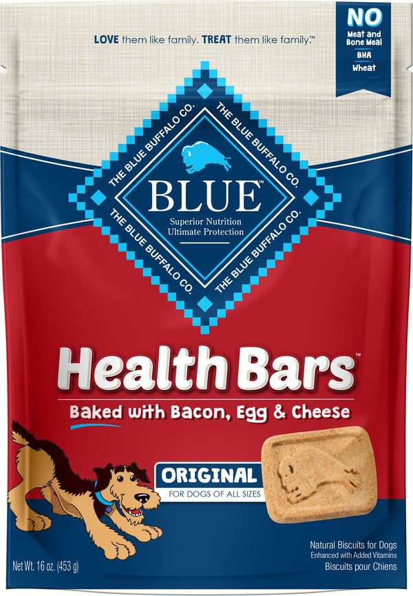 Blue Buffalo Blue Health Bars With Bacon, Egg and Cheese Dog Treats - 16 oz.