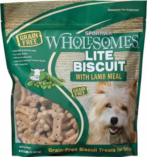 SPORTMiX Wholesomes Lite Biscuit Treats with Lamb Meal - 3 lbs