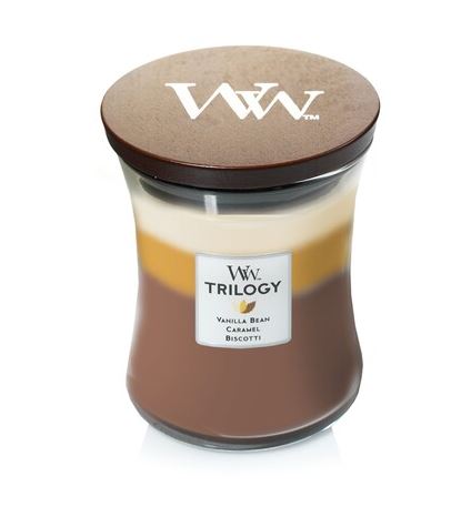 WoodWick Café Sweets Trilogy Medium Hourglass Candle - 9.7 Oz.