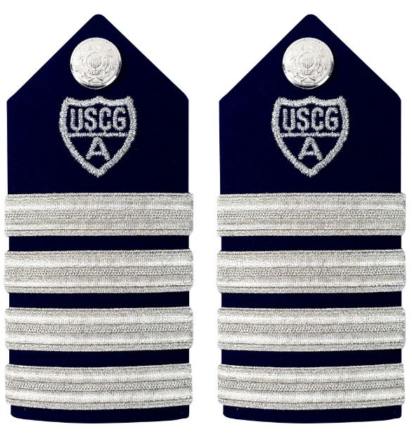 Vanguard CG Aux Hard SHLDR BRD Female VCO & RCO (4 Stripes & Silver) "A"