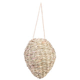 Evergreen Woven Reed And Rope Hanging Wasp Deterrent