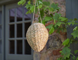 Evergreen Woven Reed And Rope Hanging Wasp Deterrent