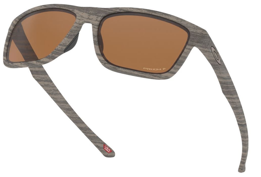 Black Retro Polarised Sunglasses With Wood Temples | In Stock - Foto 3