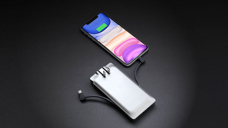 phonesuit Journey Pro Charger Portable Power Bank, Cables, And Wall Plug For Iphone And Smartphones