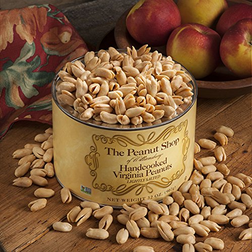 The Peanut Shop of Williamsburg Handcooked Virginia Peanuts Lightly Salted - 32 oz.