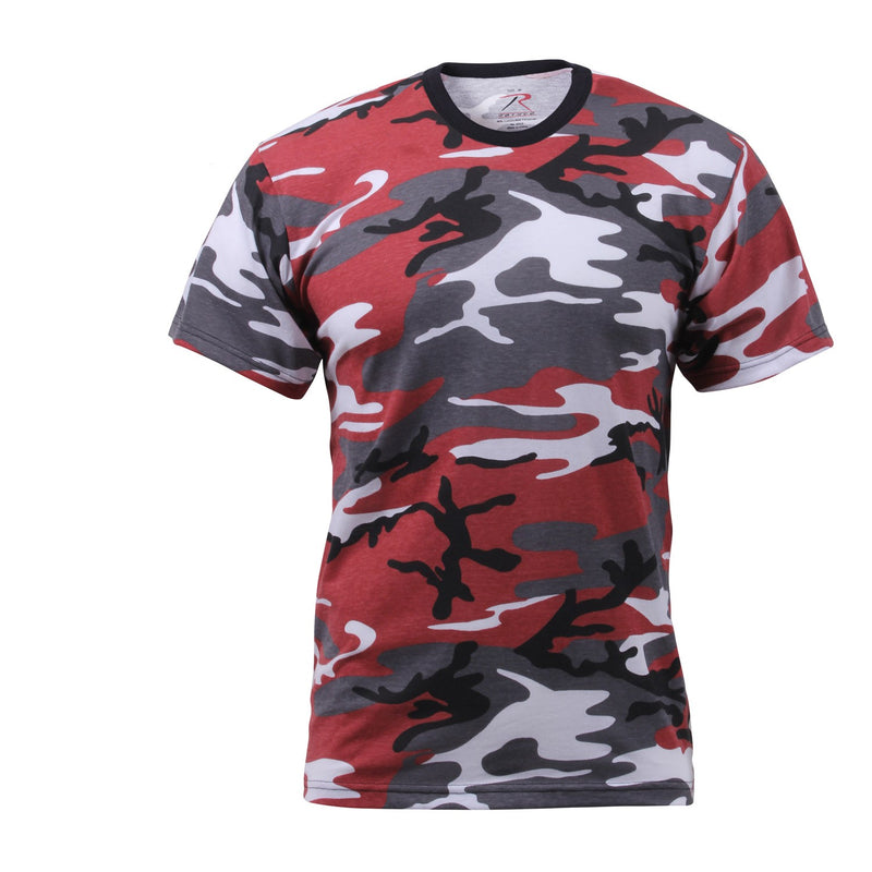 Rothco Mens Colored Camo Short Sleeve T-Shirt - 3XL