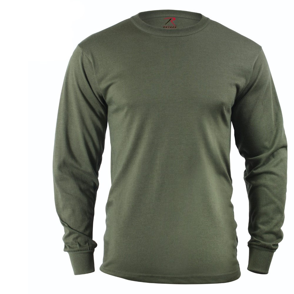 Rothco Mens Solid  Long Sleeve T-Shirt - Size 3XL