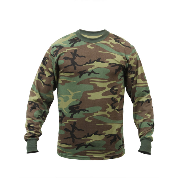 Rothco Mens Long Sleeve Camo T-Shirt - Size 6XL