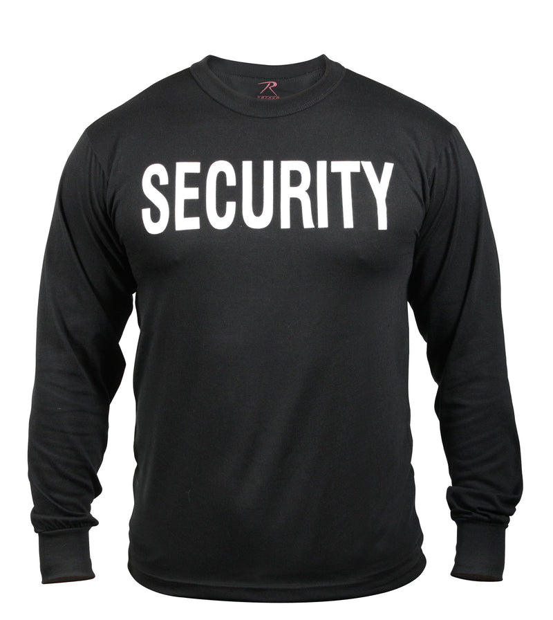 Rothco 2-Sided Security Long Sleeve T-Shirt - Size 3XL