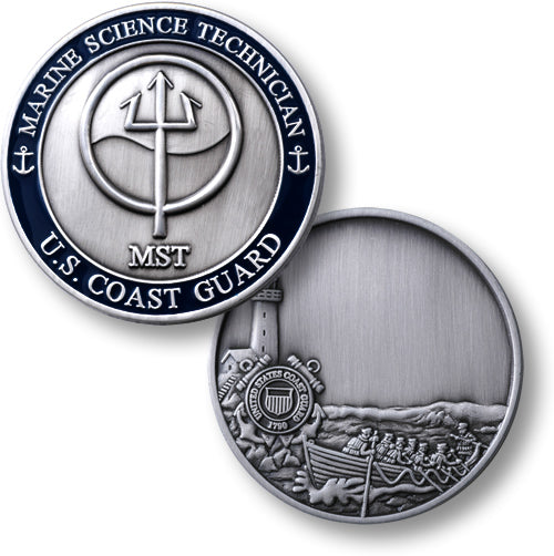 Coast Guard Challenge Coin - Marine Science Technician