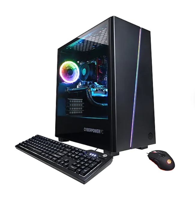 CyberPowerPC Gamer Master GMA600V4 Gaming Desktop AMD Ryzen 3 8GB RAM ...