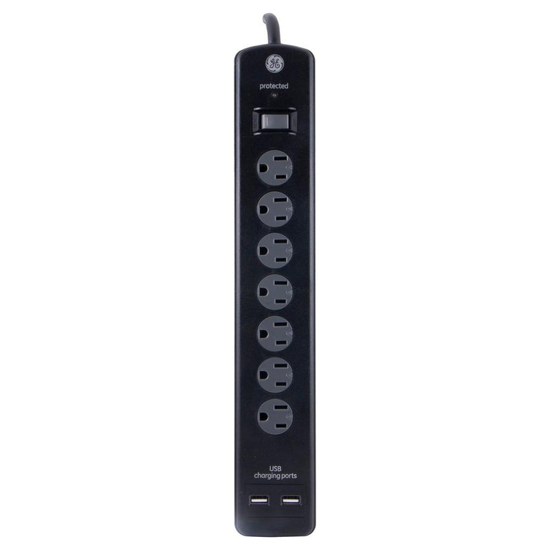 GE Pro 7-Outlet Surge Protector, 3' Cord