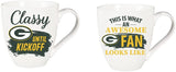 Team Sports America Green Bay Packers Ceramic Cup O'Java Mug Gift Set