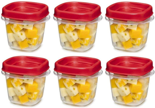 Rubbermaid Food Storage TakeAlongs - 0.5 Cup - 6 Pack