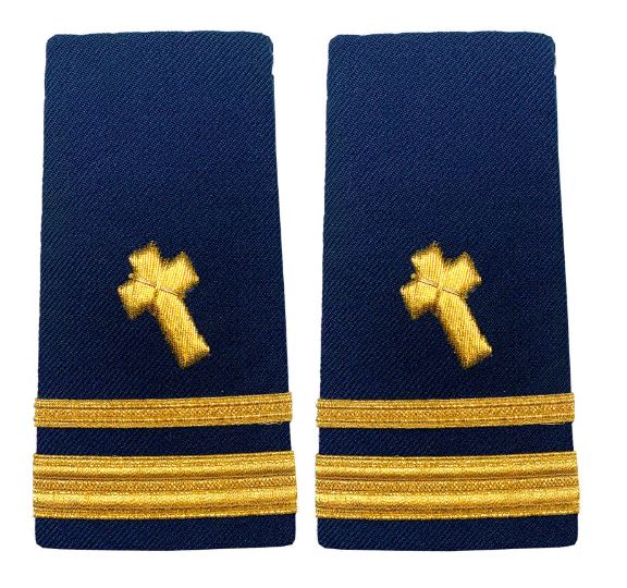 Vanguard CG Enhanced SHLDR Board Male LTJG Christian Chaplain