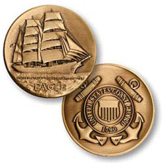 Coast Guard Challenge Coin - Coast Guard Cutter Eagle Sail