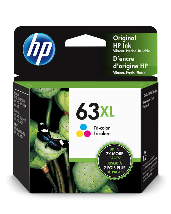 HP 63XL High Yield Tri-color Original Ink Cartridge