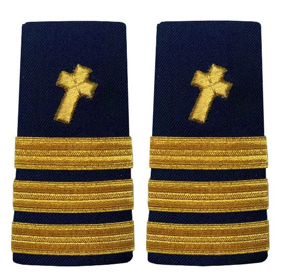 Vanguard CG Enhanced SHLDR Board Male CDR Christian Chaplain