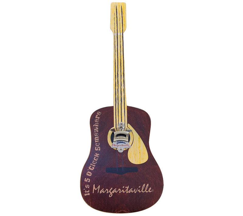 Margaritaville Bottle Opener Sign with Magnetic Cap Catcher